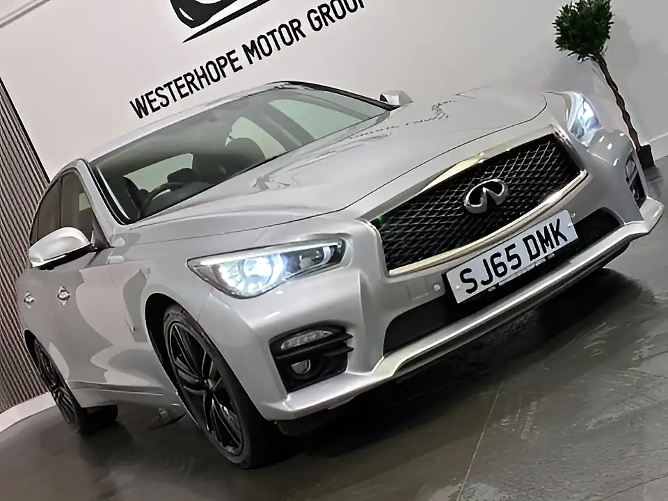 Used 2015 Infiniti Q50 Sport Tech Silver - Interior and Exterior details 14