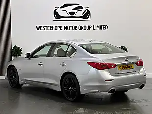 Used 2015 Infiniti Q50 Sport Tech Silver - Interior and Exterior details 2