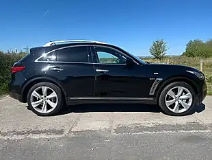 Used 2015 Infiniti QX70 S Premium Black - Interior and Exterior details 2