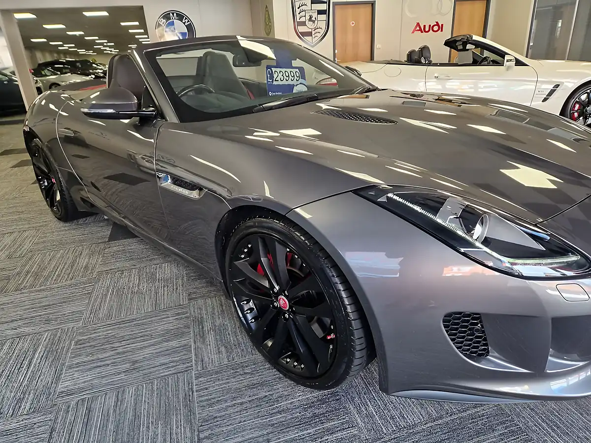 Used 2015 Jaguar F-Type Convertible Grey - Interior and Exterior details 13
