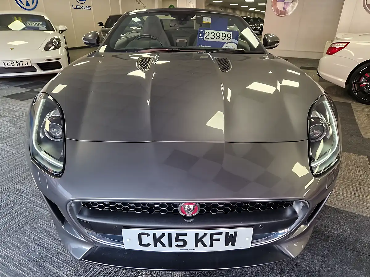 Used 2015 Jaguar F-Type Convertible Grey - Interior and Exterior details 14