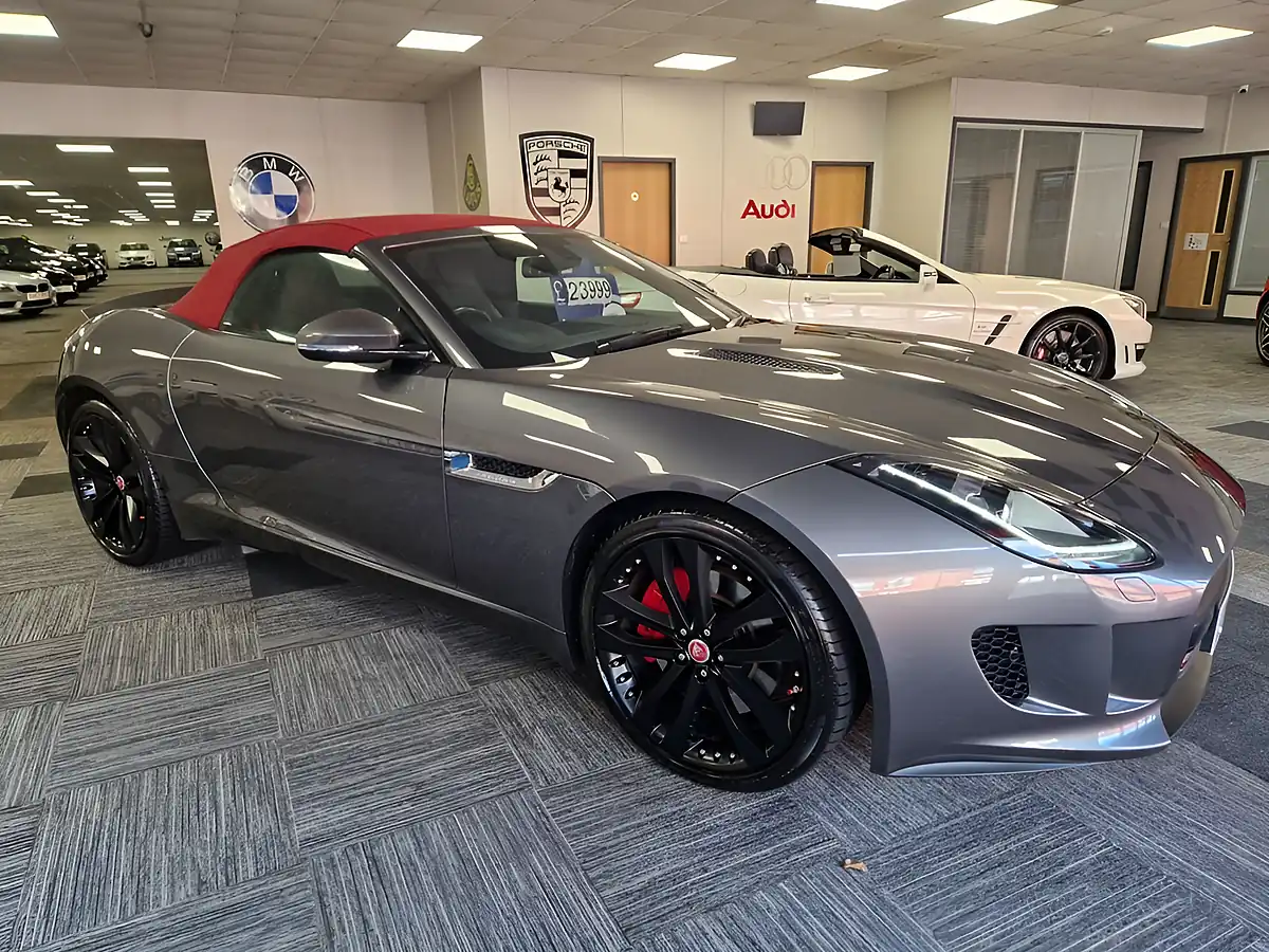 Used 2015 Jaguar F-Type Convertible Grey - Interior and Exterior details 2
