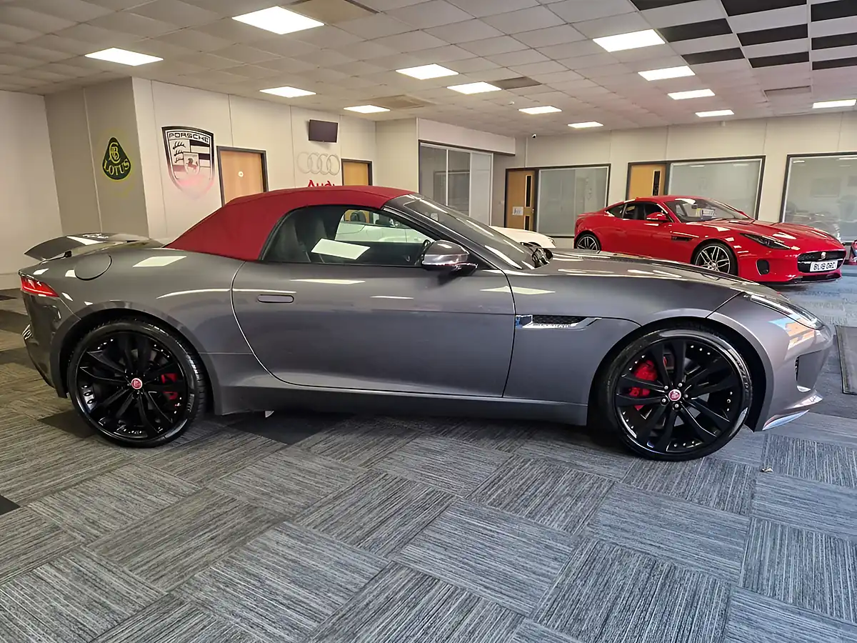 Used 2015 Jaguar F-Type Convertible Grey - Interior and Exterior details 6
