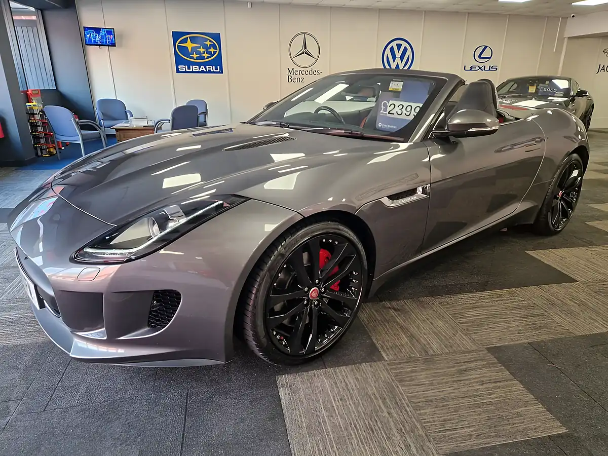Used 2015 Jaguar F-Type Convertible Grey - Interior and Exterior details 7