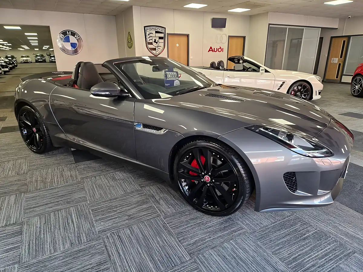 Used 2015 Jaguar F-Type Convertible Grey - Interior and Exterior details 8