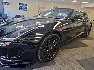 Used 2015 Jaguar F-Type Convertible Sanrorini Black Metallic - Interior and Exterior details 11