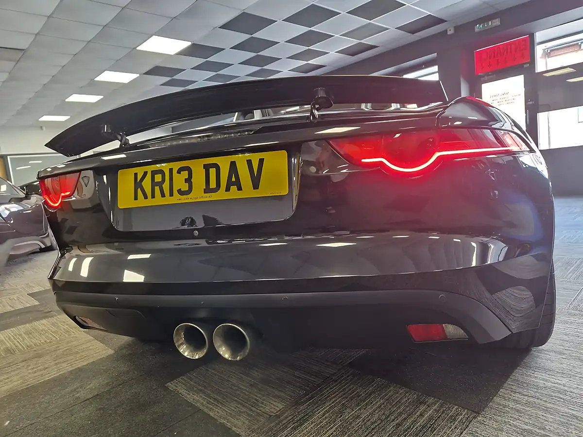 Used 2015 Jaguar F-Type Convertible Sanrorini Black Metallic - Interior and Exterior details 12