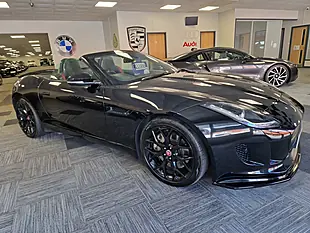 Used 2015 Jaguar F-Type Convertible Sanrorini Black Metallic - Interior and Exterior details 3