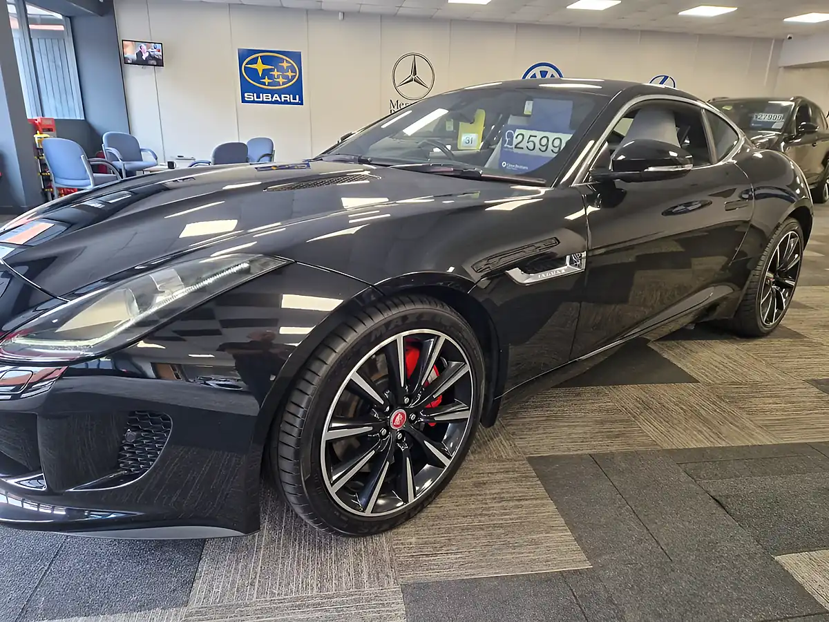 Used 2015 Jaguar F-Type Coupe Black - Interior and Exterior details 10