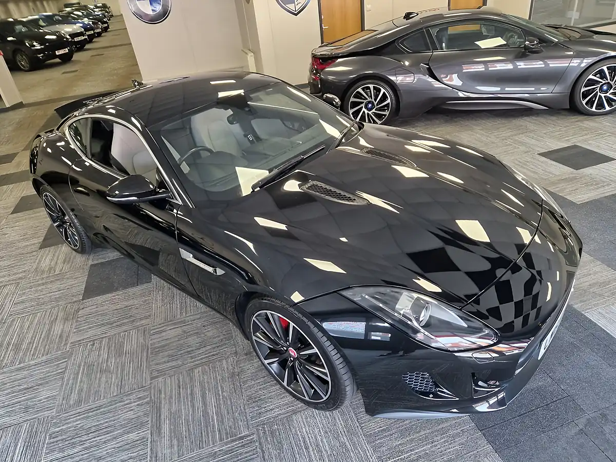 Used 2015 Jaguar F-Type Coupe Black - Interior and Exterior details 19