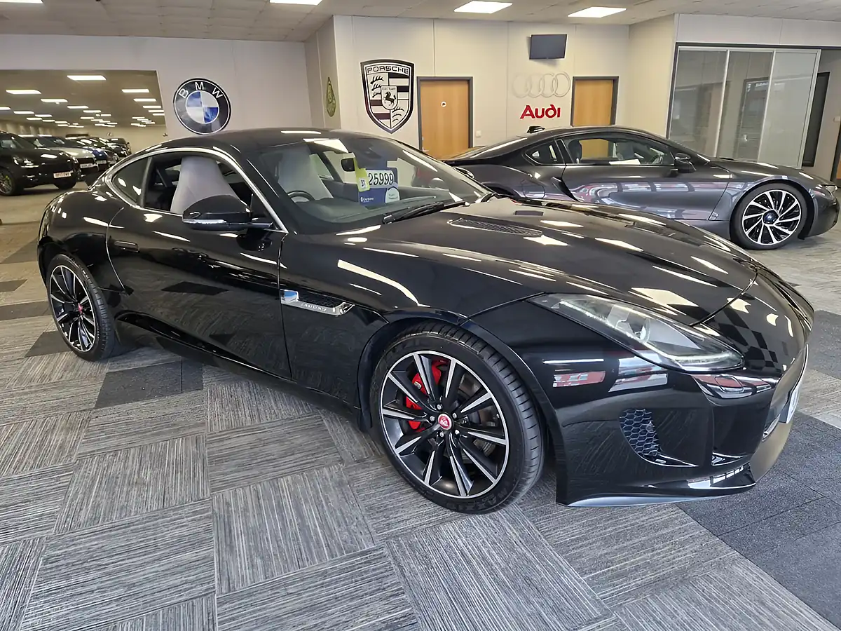 Used 2015 Jaguar F-Type Coupe Black - Interior and Exterior details 2