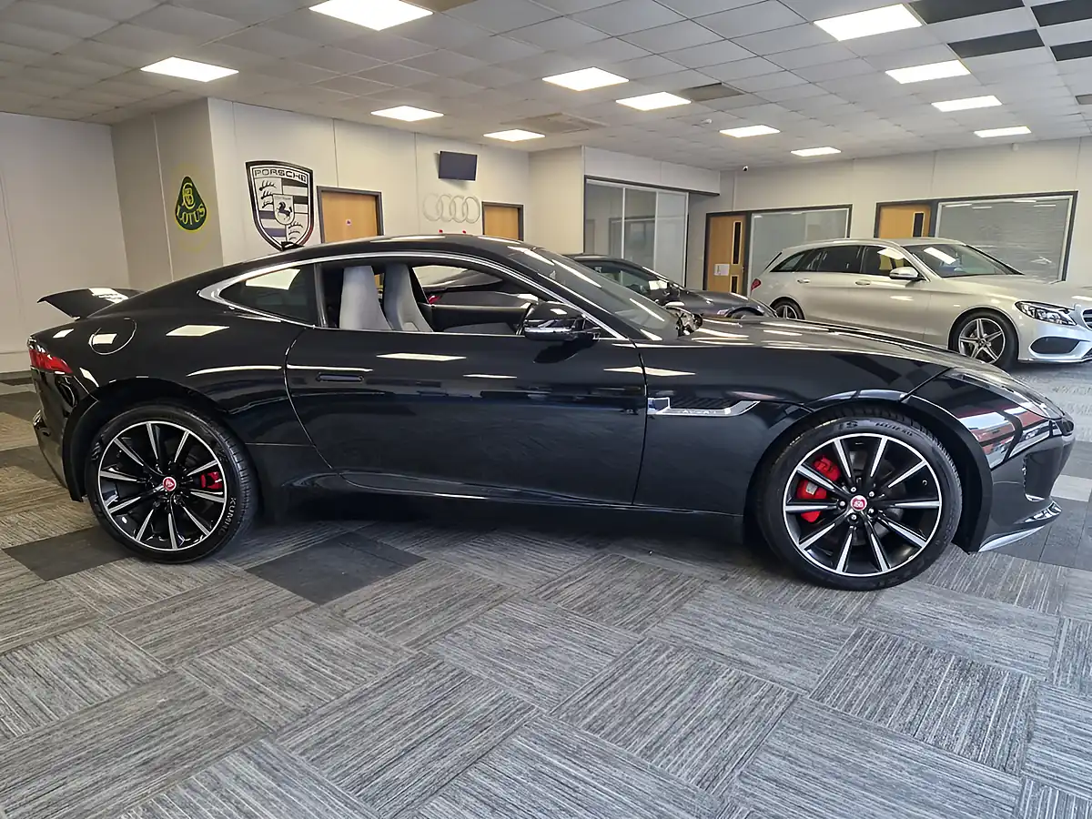 Used 2015 Jaguar F-Type Coupe Black - Interior and Exterior details 6