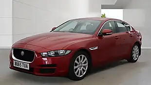 Used 2015 Jaguar Xe Se Red - Interior and Exterior details 8
