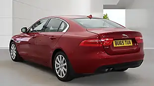 Used 2015 Jaguar Xe Se Red - Interior and Exterior details 9