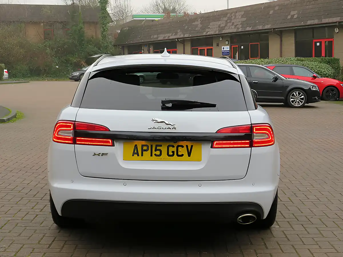 Used 2015 Jaguar Xf R-Sport Black White - Interior and Exterior details 4