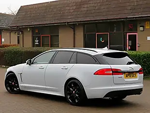 Used 2015 Jaguar Xf R-Sport Black White - Interior and Exterior details 5
