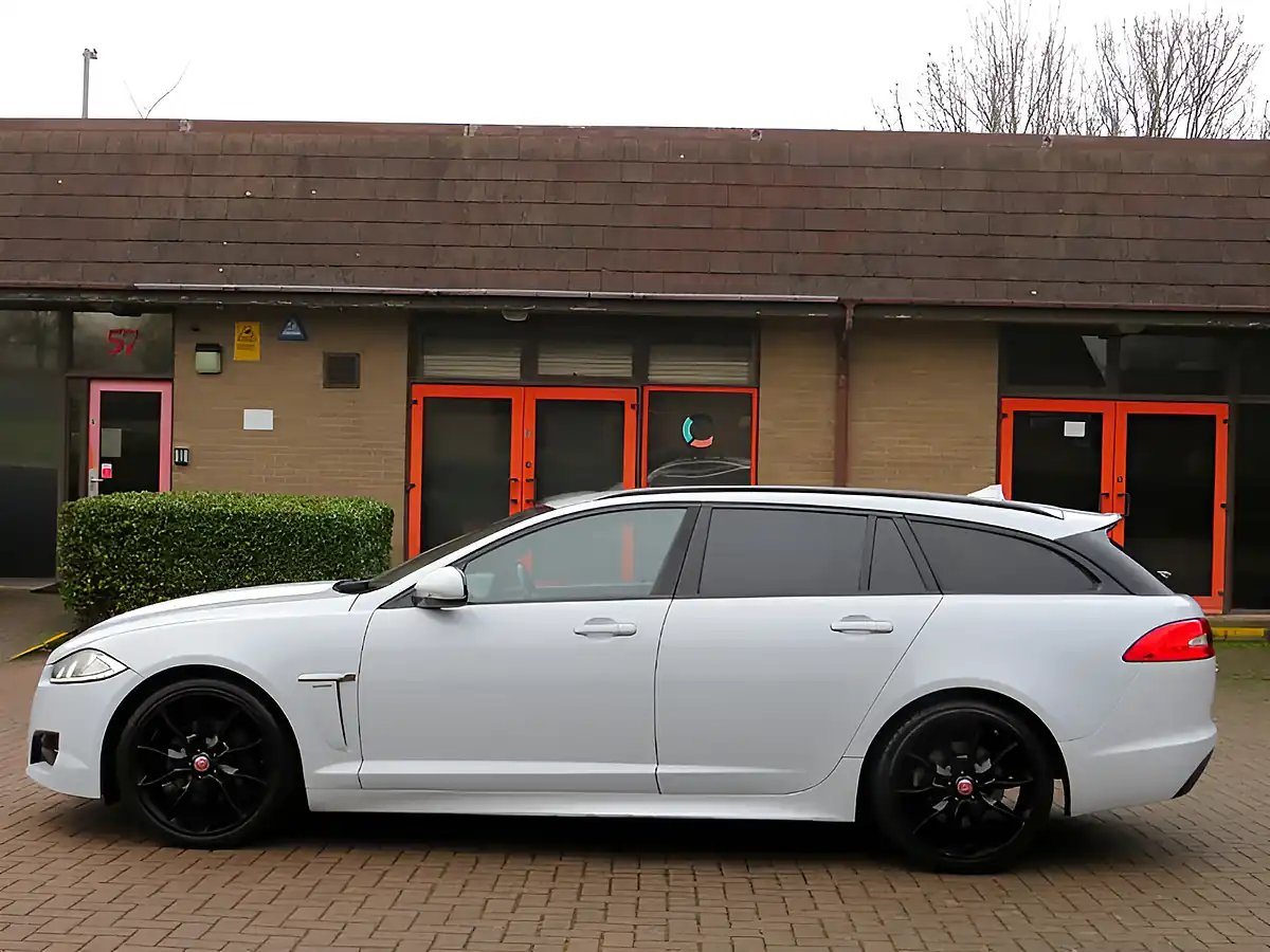 Used 2015 Jaguar Xf R-Sport Black White - Interior and Exterior details 6
