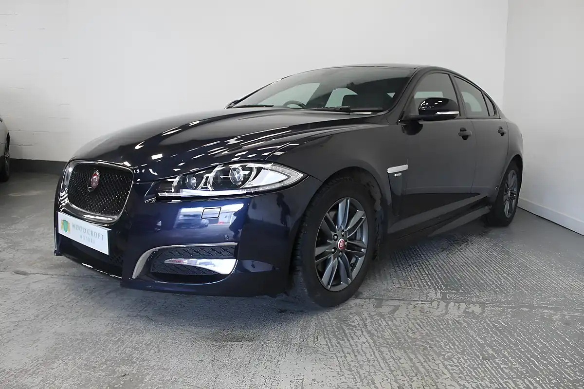 Used 2015 Jaguar Xf R-Sport Blue - Interior and Exterior details 2