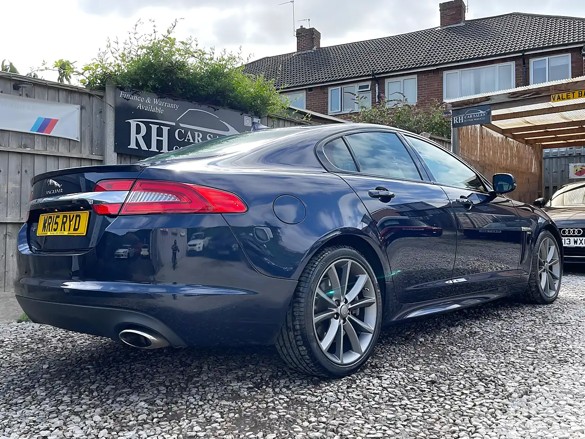 Used 2015 Jaguar Xf R-Sport Blue - Interior and Exterior details 12