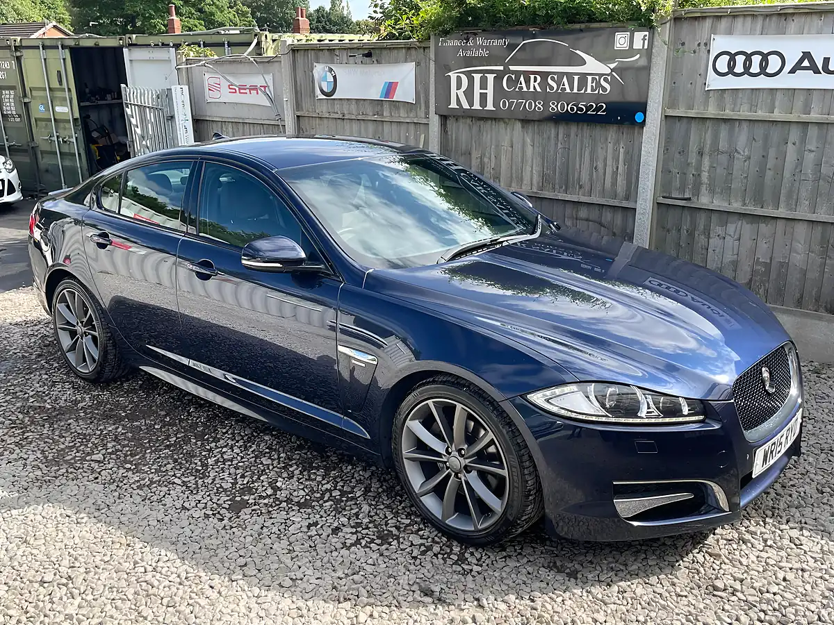Used 2015 Jaguar Xf R-Sport Blue - Interior and Exterior details 2