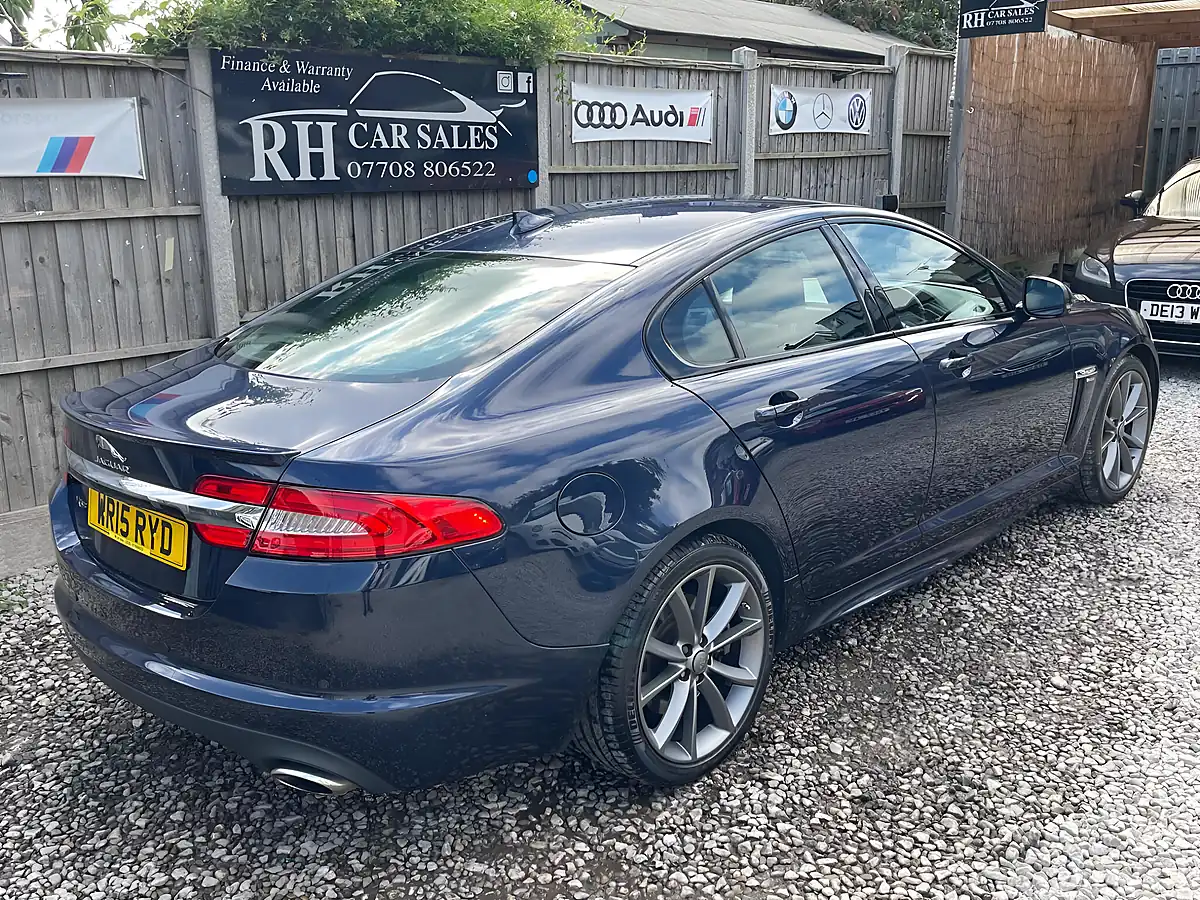 Used 2015 Jaguar Xf R-Sport Blue - Interior and Exterior details 9