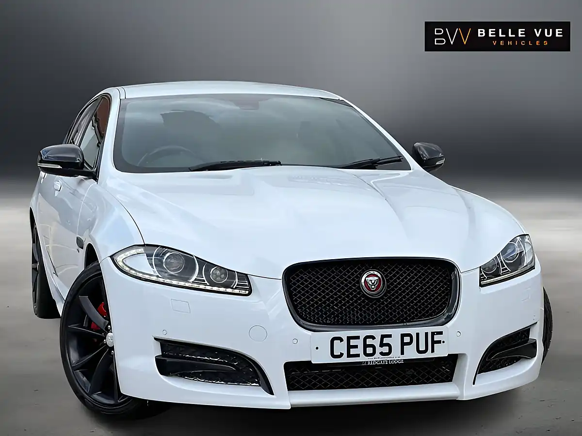 Used 2015 Jaguar Xf R-Sport Glacier White - Front View