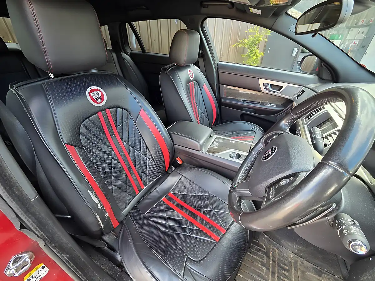 Used 2015 Jaguar Xf R-Sport Red - Interior and Exterior details 6