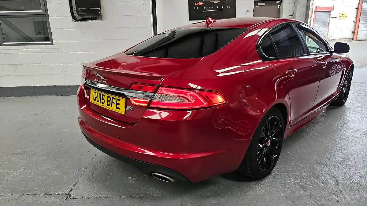 Used 2015 Jaguar Xf R-Sport Red - Interior and Exterior details 4