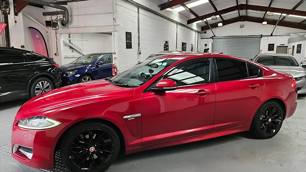 Used 2015 Jaguar Xf R-Sport Red - Interior and Exterior details 7