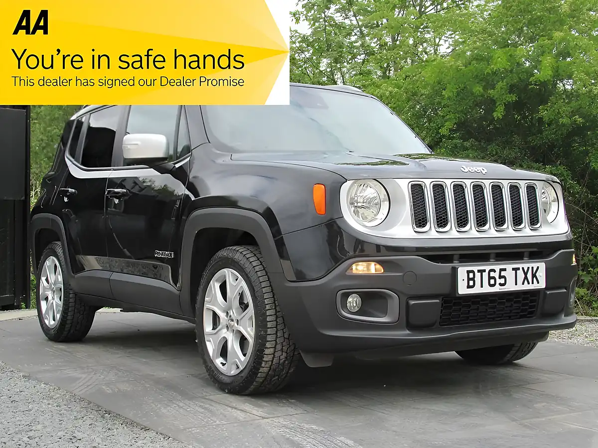 Used 2015 Jeep Renegade Limited Black - Front View