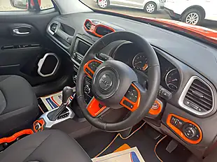Used 2015 Jeep Renegade Longitude Orange - Interior and Exterior details 12
