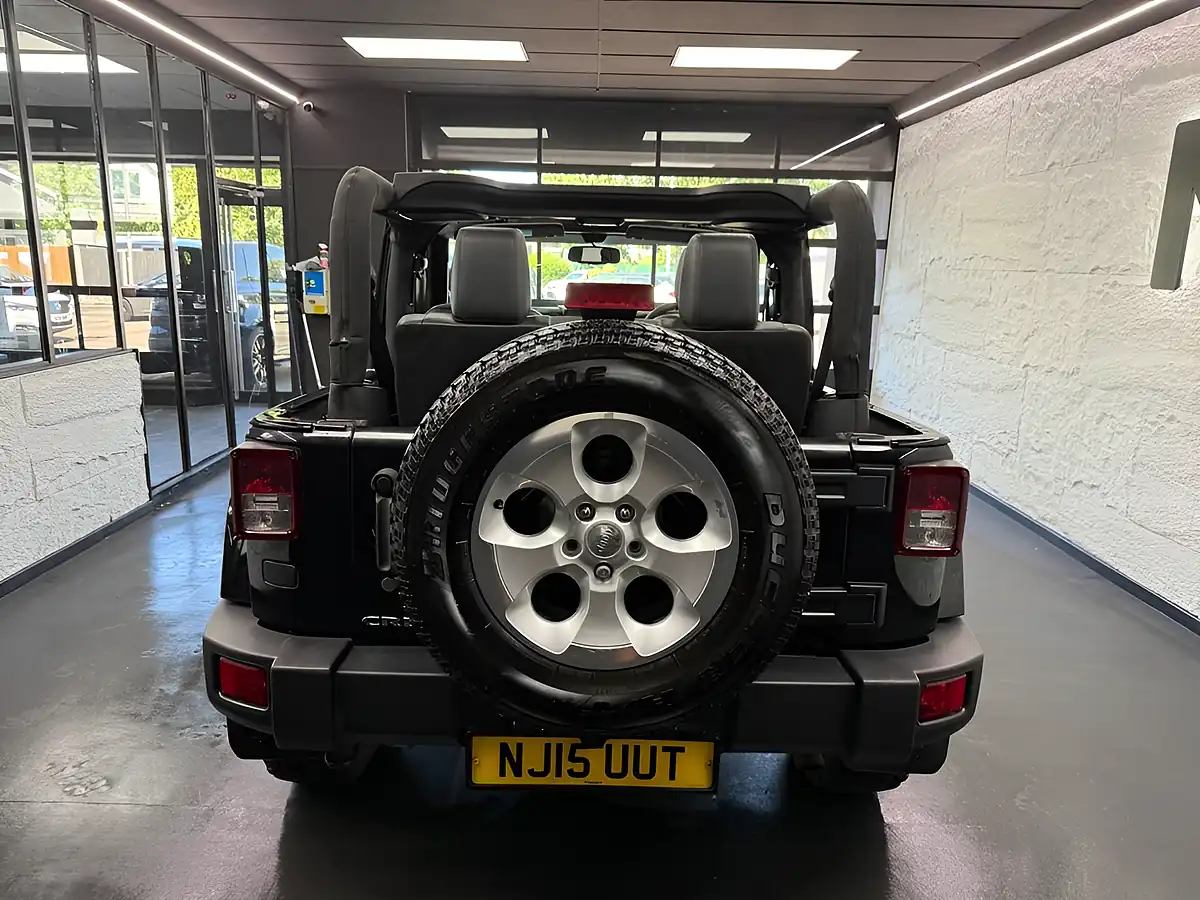 Used 2015 Jeep Wrangler Overland Black - Interior and Exterior details 4