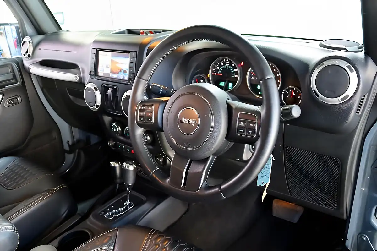 Used 2015 Jeep Wrangler Overland Grey - Interior and Exterior details 11