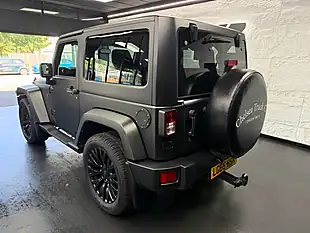 Used 2015 Jeep Wrangler Sahara Black - Interior and Exterior details 11