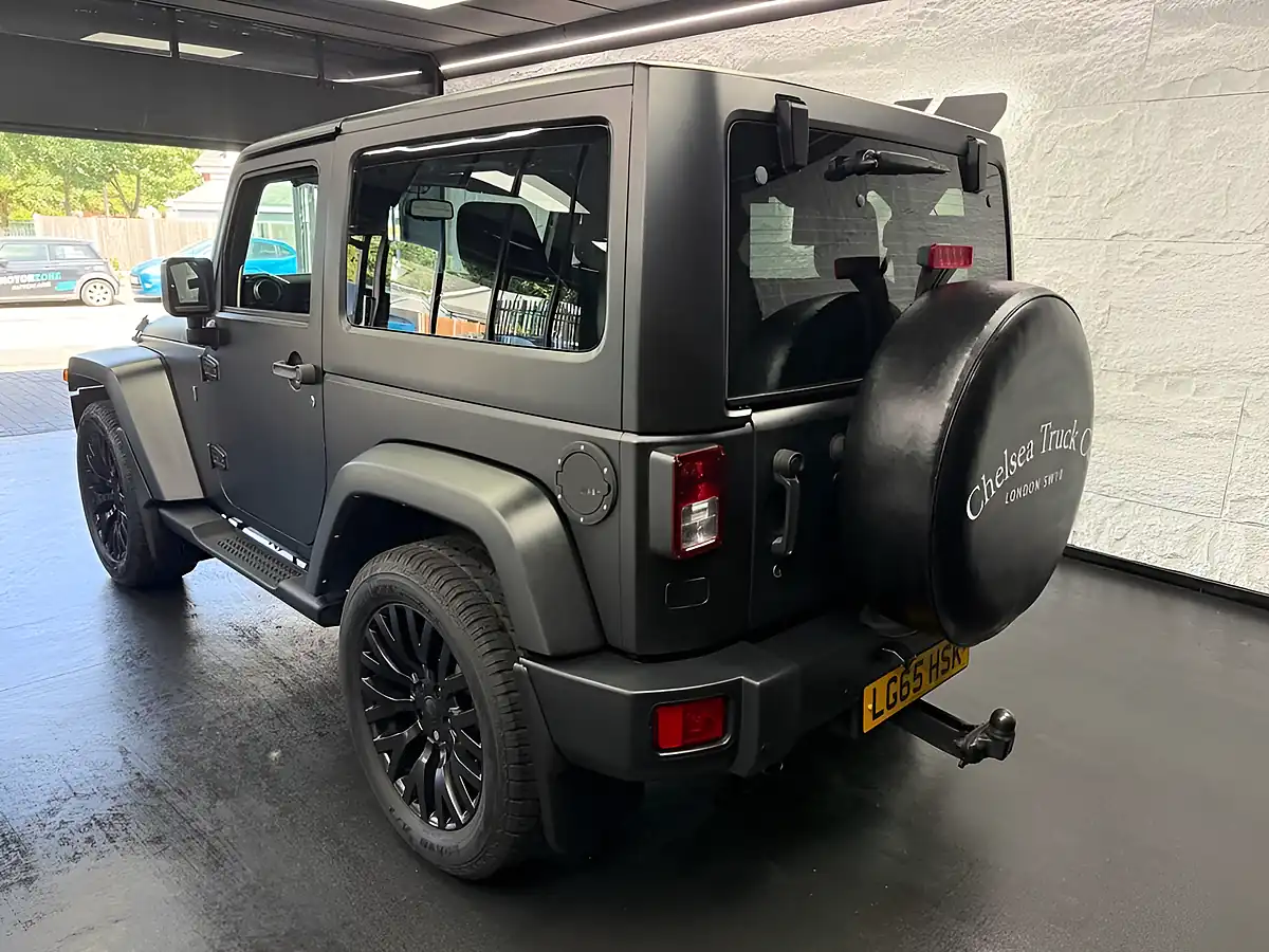 Used 2015 Jeep Wrangler Sahara Black - Interior and Exterior details 11