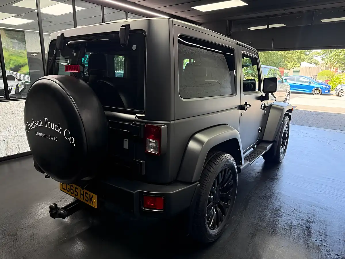 Used 2015 Jeep Wrangler Sahara Black - Interior and Exterior details 13