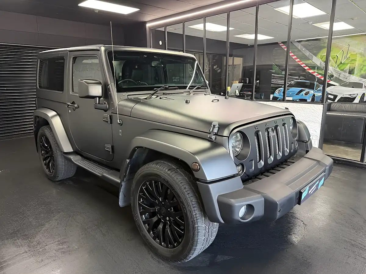Used 2015 Jeep Wrangler Sahara Black - Interior and Exterior details 16