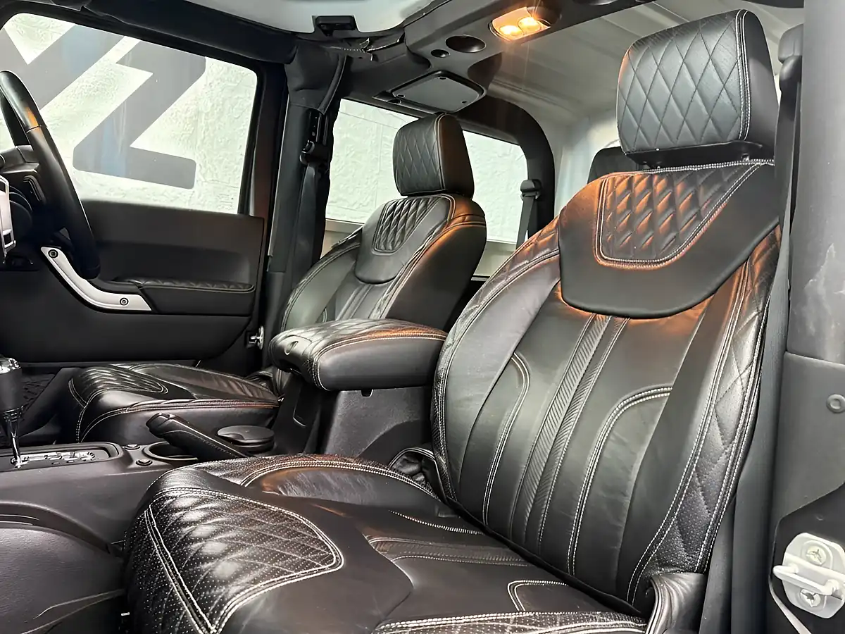 Used 2015 Jeep Wrangler Sahara Black - Interior and Exterior details 4