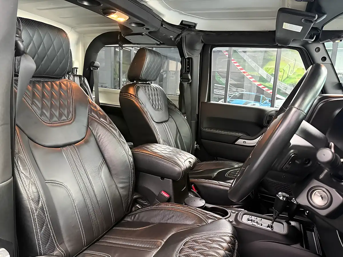 Used 2015 Jeep Wrangler Sahara Black - Interior and Exterior details 7