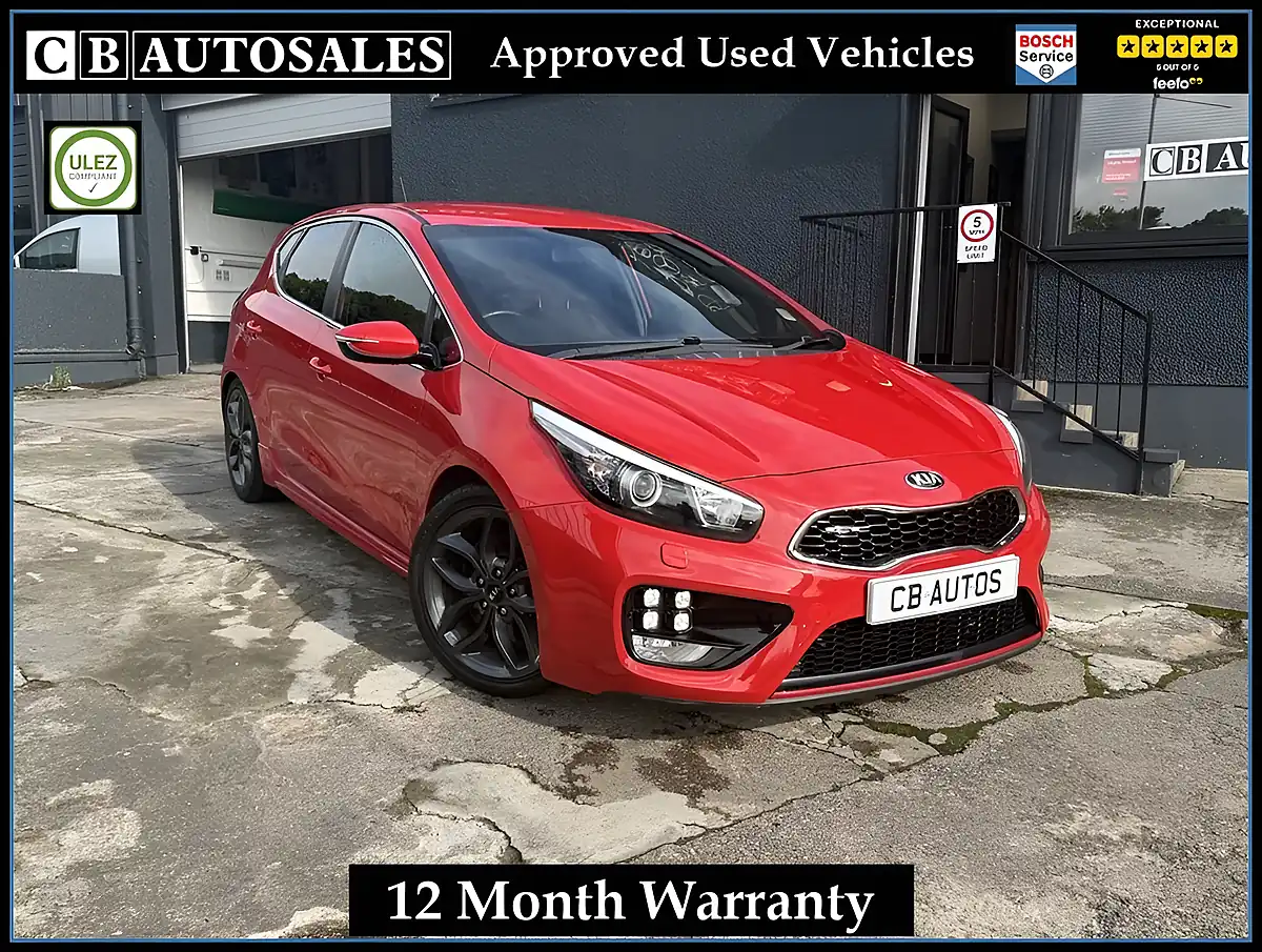 Used 2015 Kia Ceed GT Red - Front View