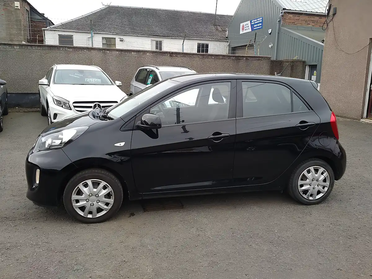 Used 2015 Kia Picanto 1 Black - Front View