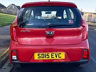 Used 2015 Kia Picanto 1 Red - Interior and Exterior details 4