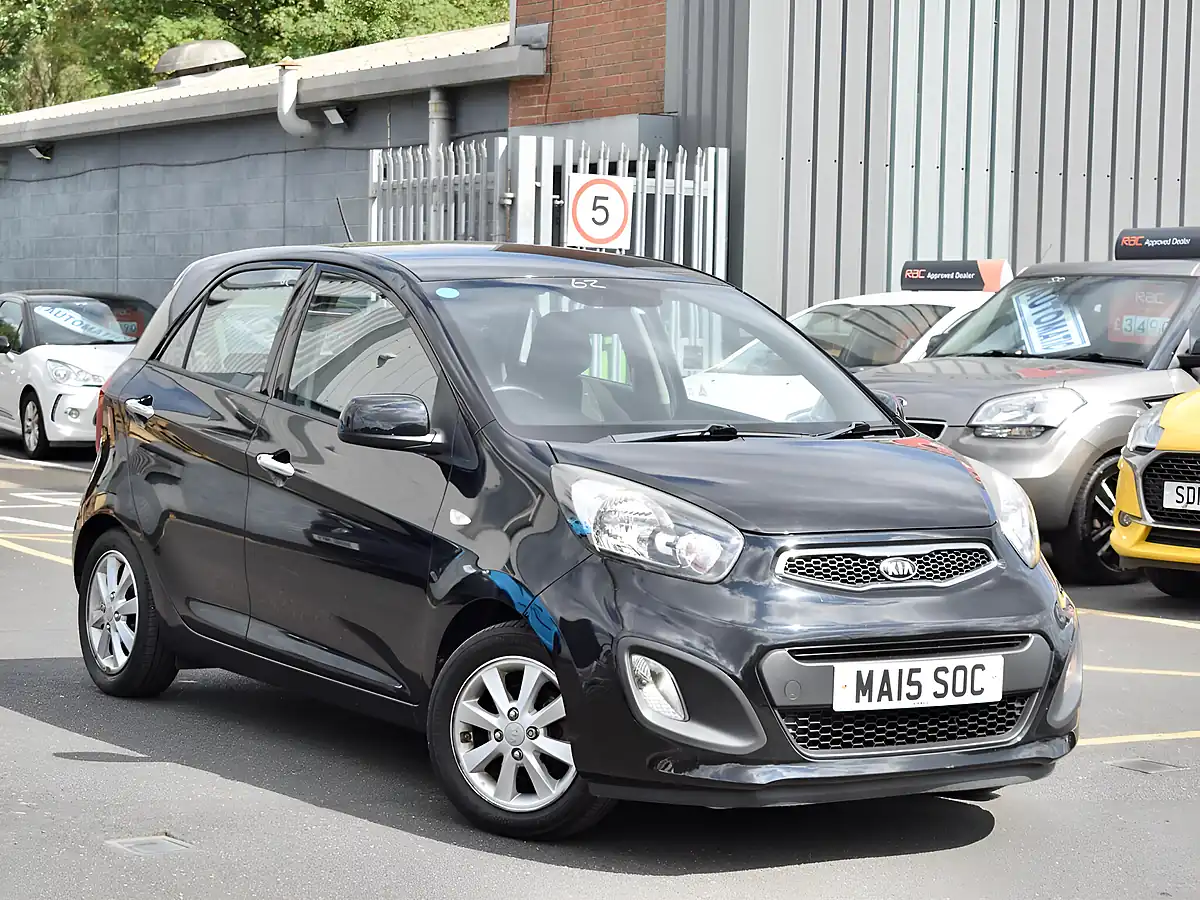 Used 2015 Kia Picanto VR7 Black - Front View
