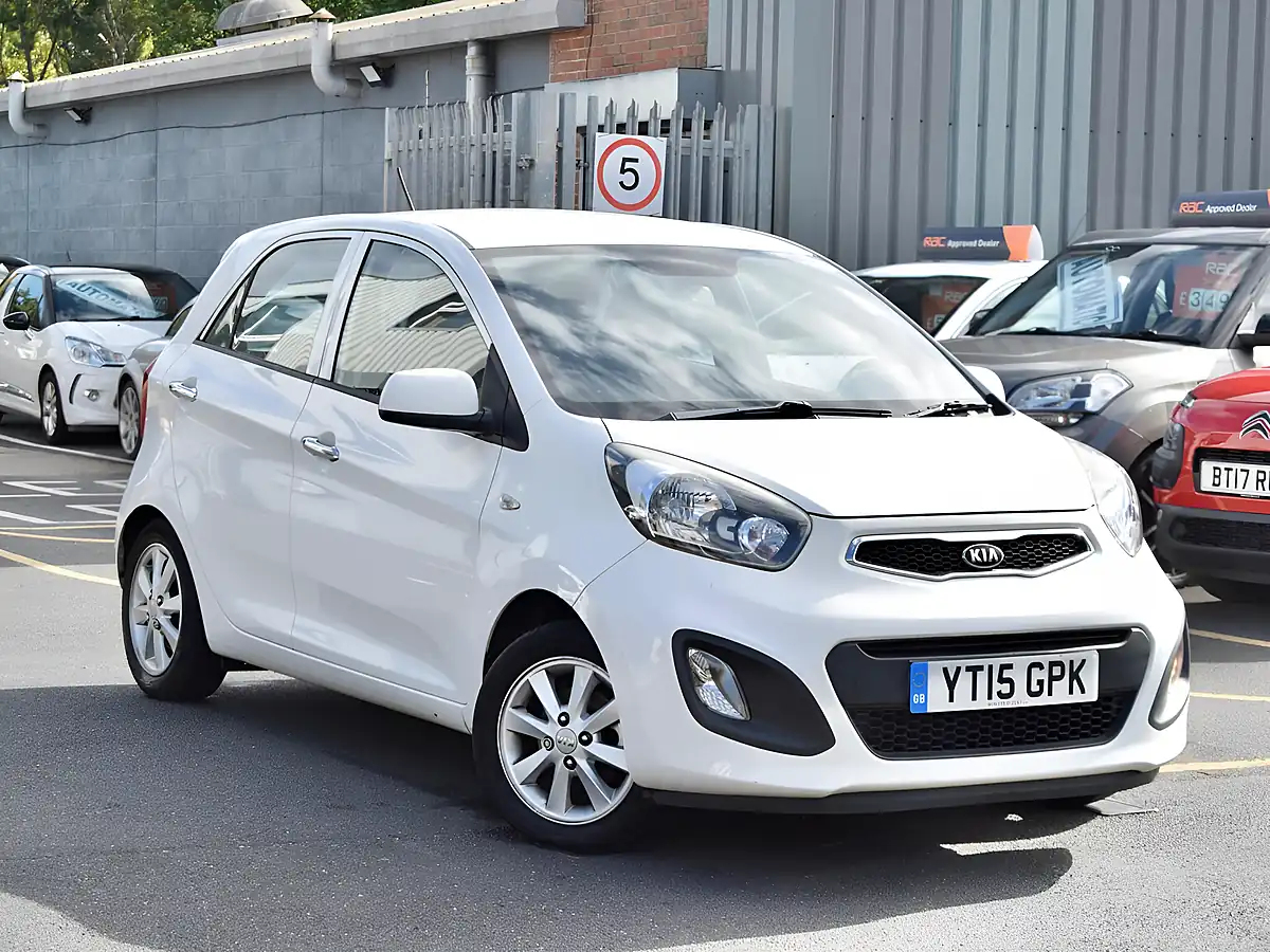 Used 2015 Kia Picanto VR7 White - Front View