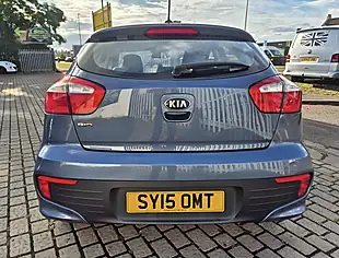 Used 2015 Kia Rio 2 Blue - Interior and Exterior details 8