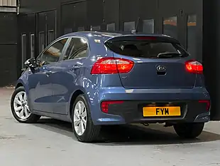 Used 2015 Kia Rio 2 Blue - Interior and Exterior details 5