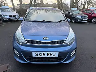 Used 2015 Kia Rio 2 Blue - Interior and Exterior details 9