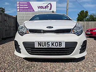 Used 2015 Kia Rio SR7 White - Interior and Exterior details 2