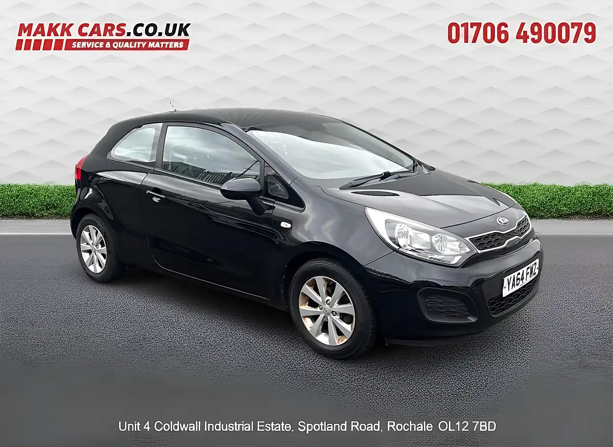Used 2015 Kia Rio VR7 Black - Front View