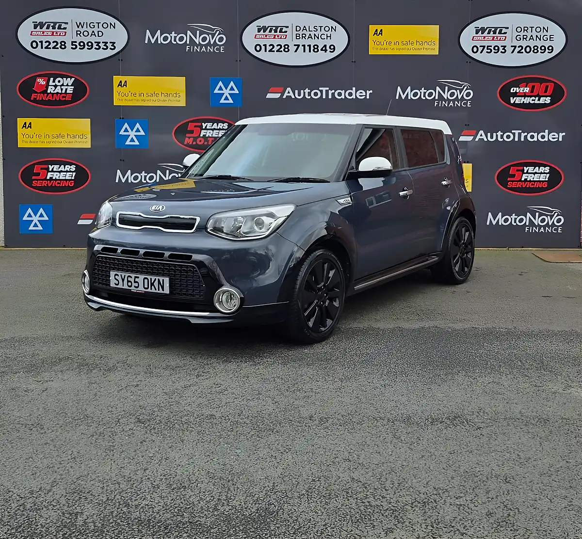 Used 2015 Kia Soul Mixx Blue - Front View